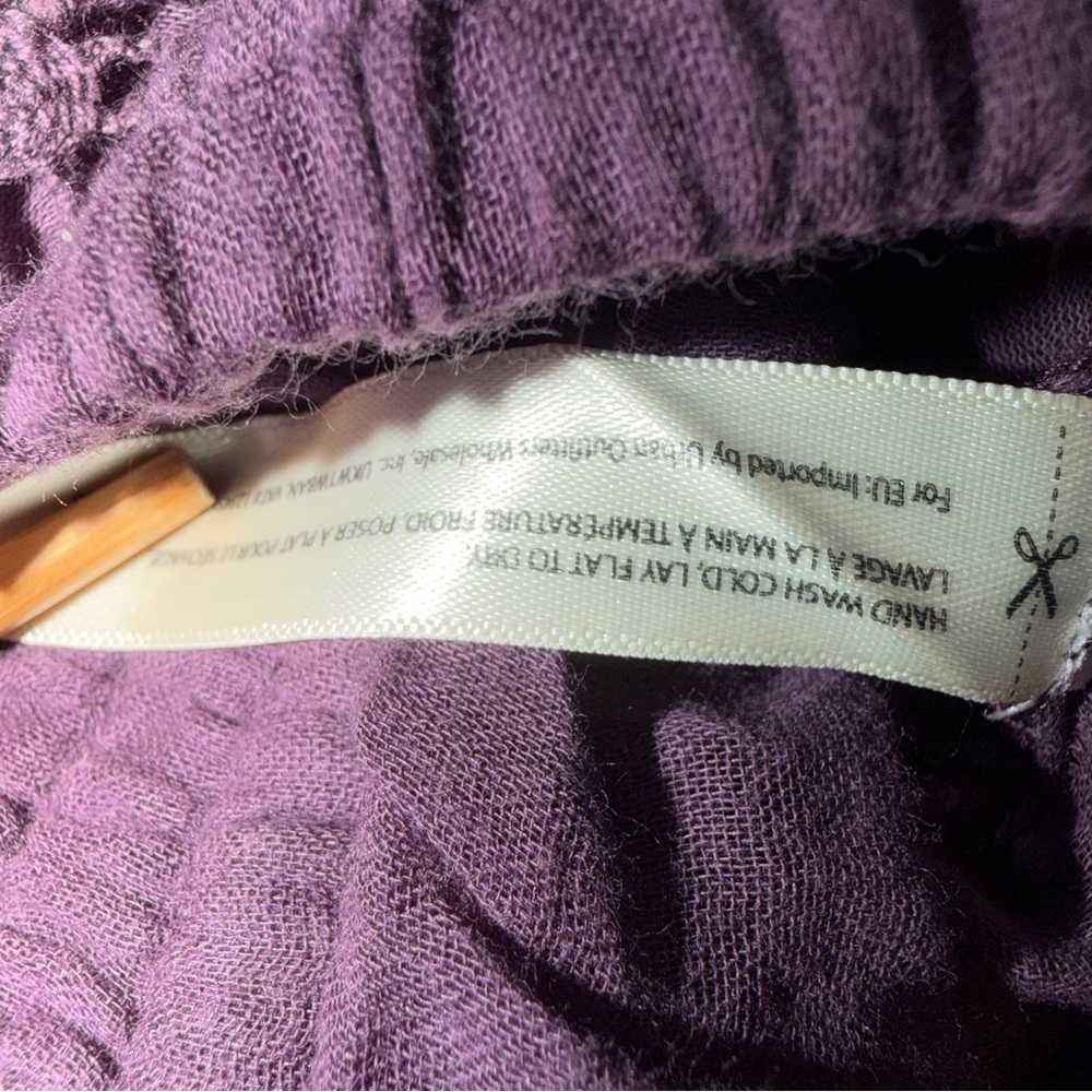 Free People Elegant Eggplant Purple Lace Maxi Skirt RARE - Picture 11 of 11
